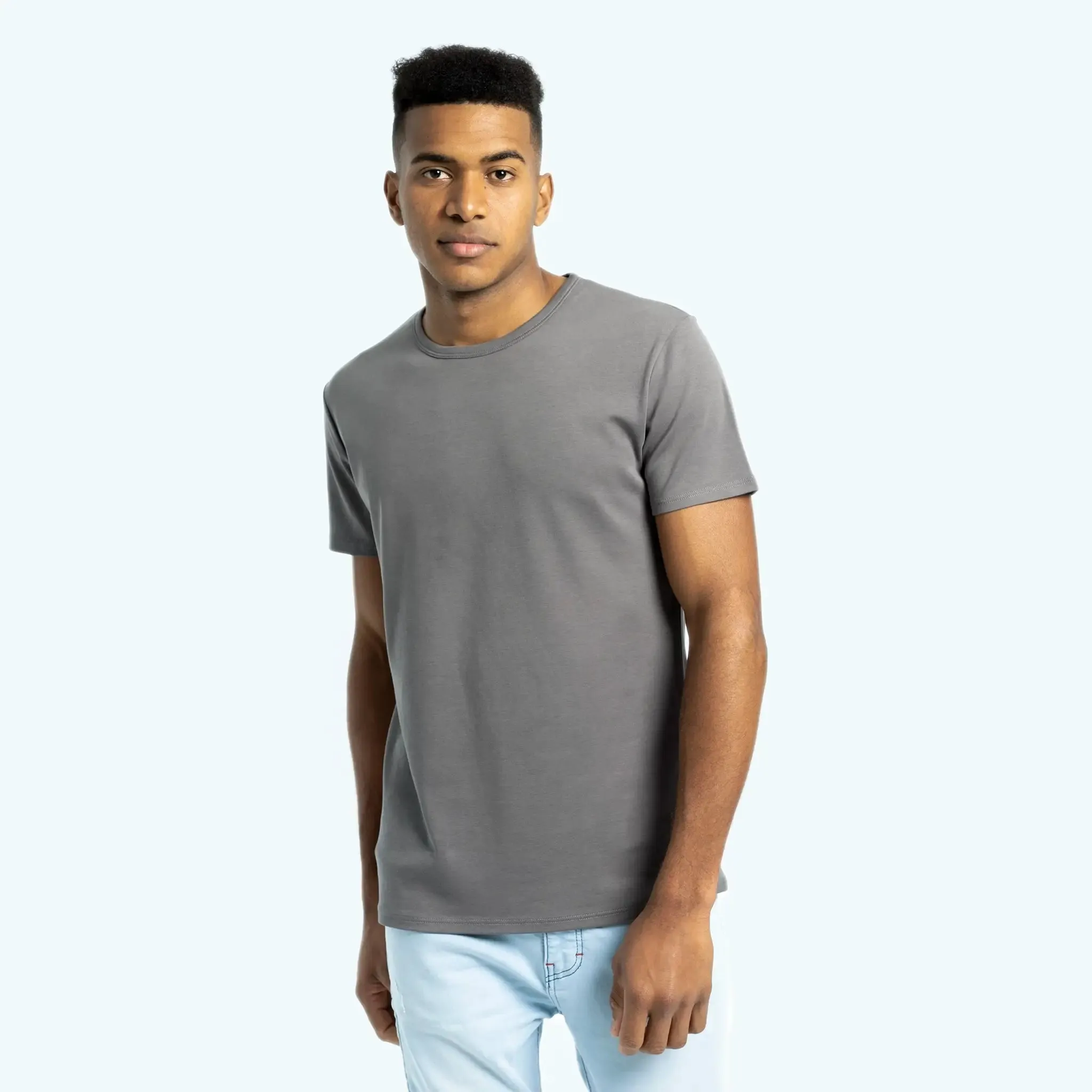 3 Pack - Men's Organic Pima Cotton T-Shirts