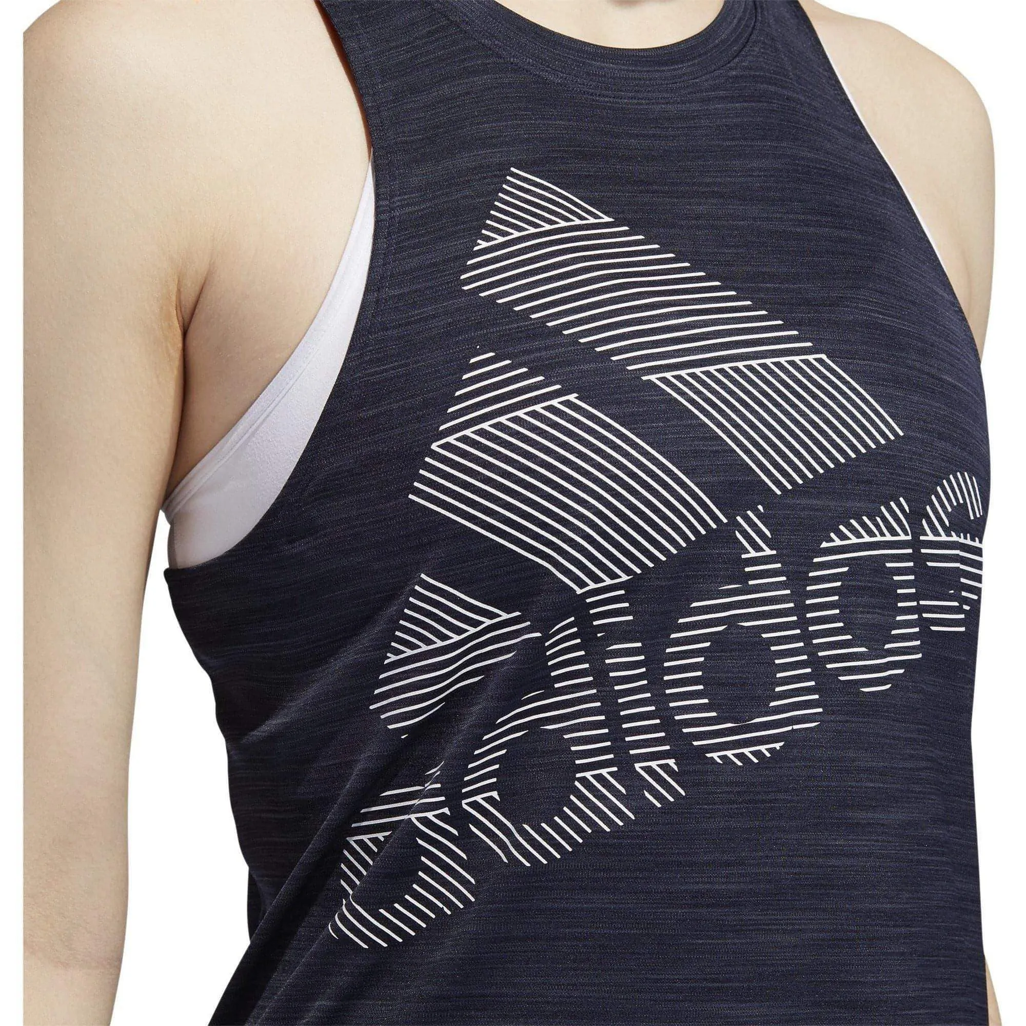 adidas Badge Of Sport Womens Training Vest Tank Top - Blue