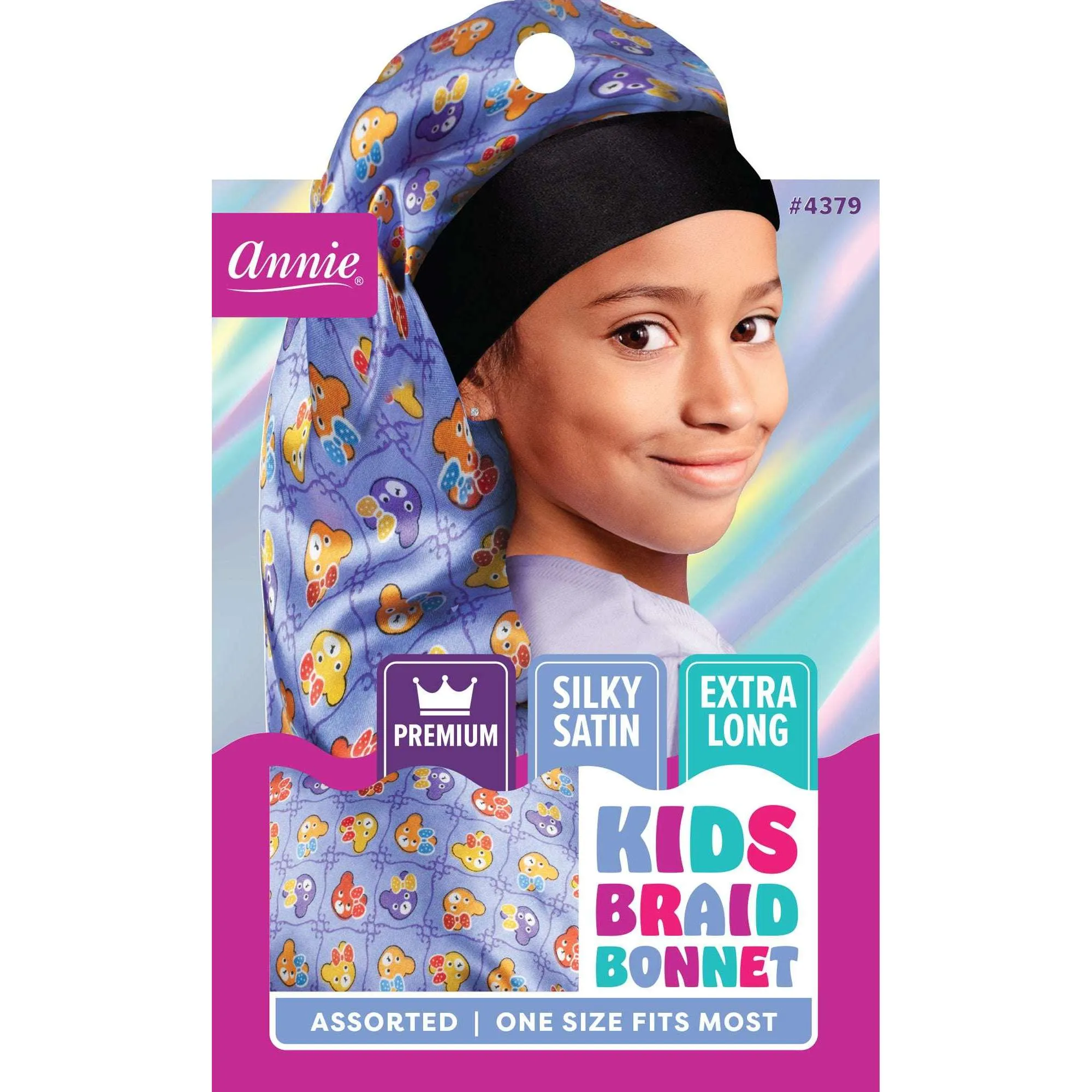 Annie Premium Kid's Silky Wide Edge Braid Bonnet #4379