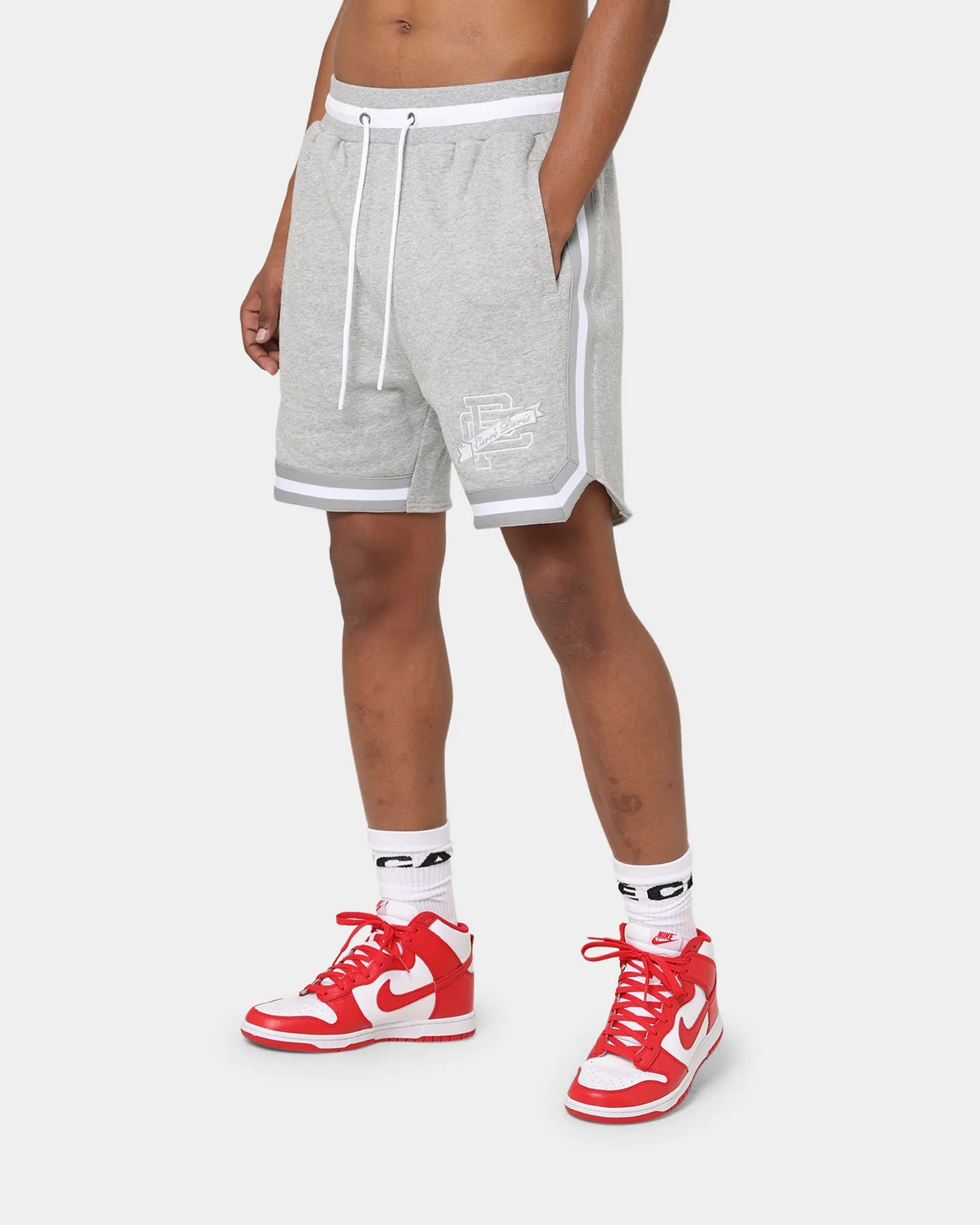 Carré Paris Original Fleece Basketball Shorts Grey Marle