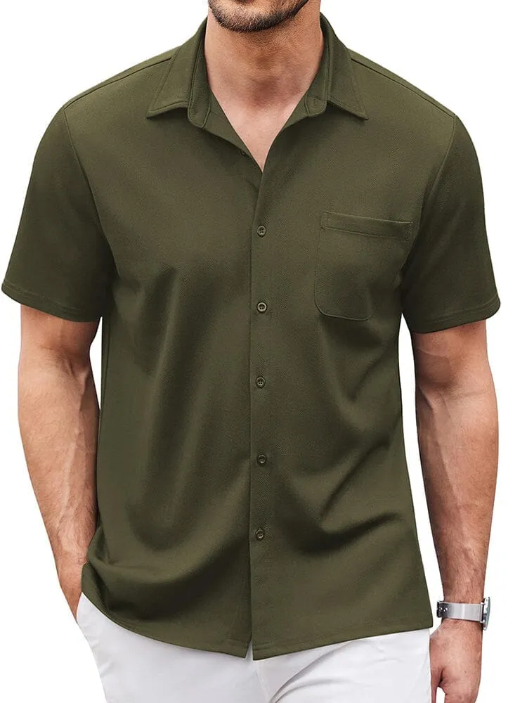 Casual Regular Fit Button Down Shirt (US Only)