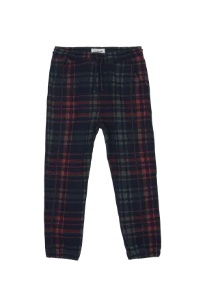 CONOR Khaki Checkers - Loose Fit Sweatpants