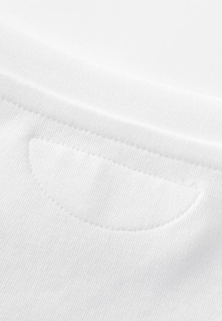 Cotton Jersey White Shirt