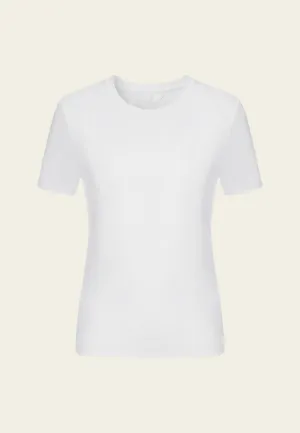 Cotton Jersey White Shirt