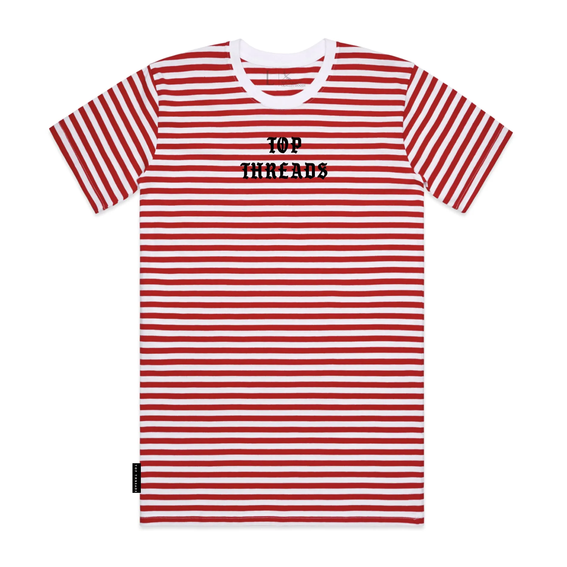 Hooligan Stripe Tee - Red