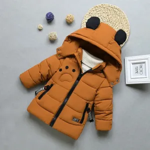 Kids Parkas Long Hooded Puffer Jacket