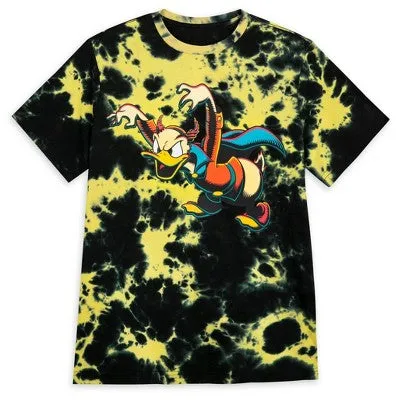 Men's Disney Mickey Mouse & Friends Donald Duck Short Sleeve Graphic T-Shirt - Black XS - Disney Store