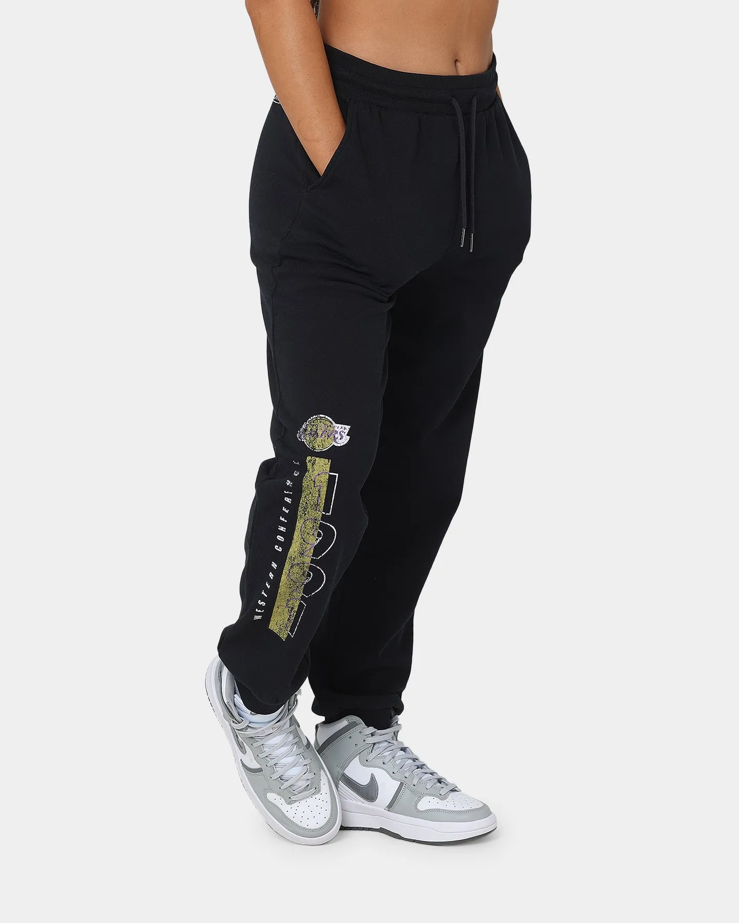 Mitchell & Ness Women's Los Angeles Lakers '91 Finals Sweat Pants Faded Black