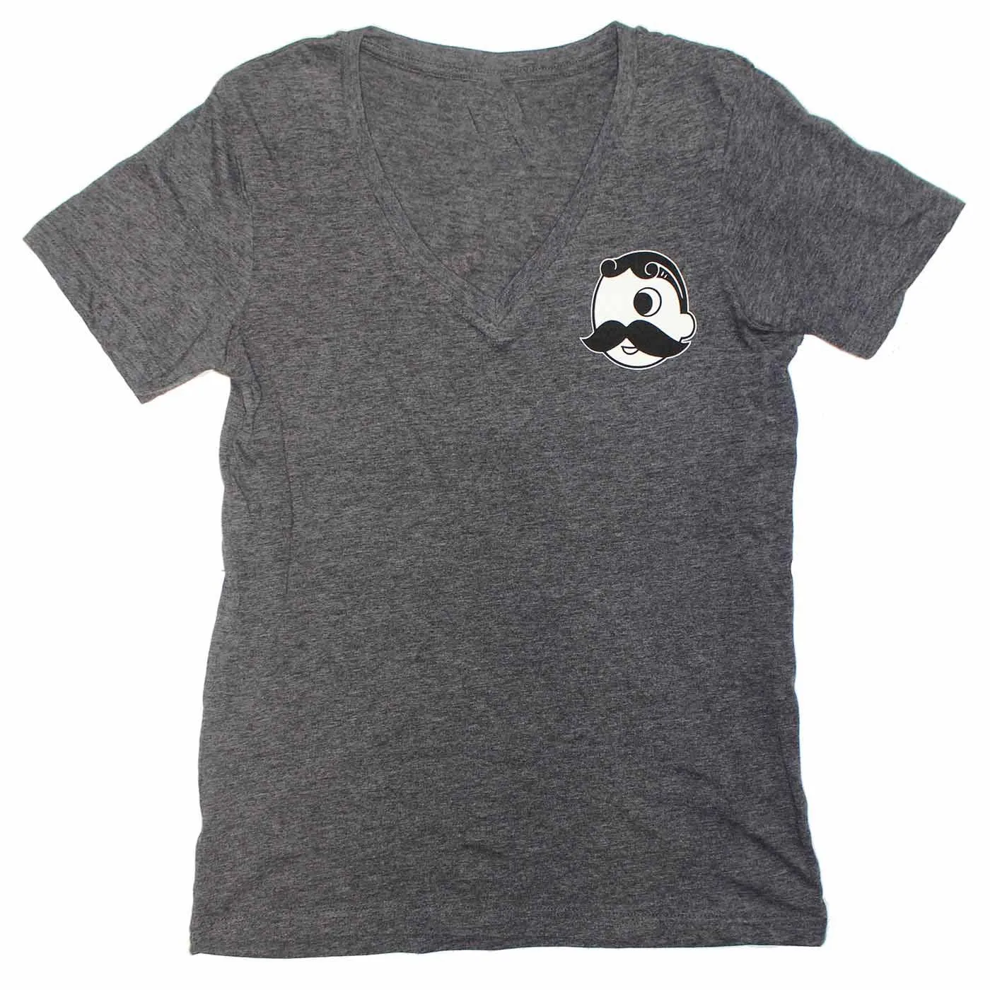 Natty Boh Can Crab (Charcoal) / Ladies V-Neck Shirt