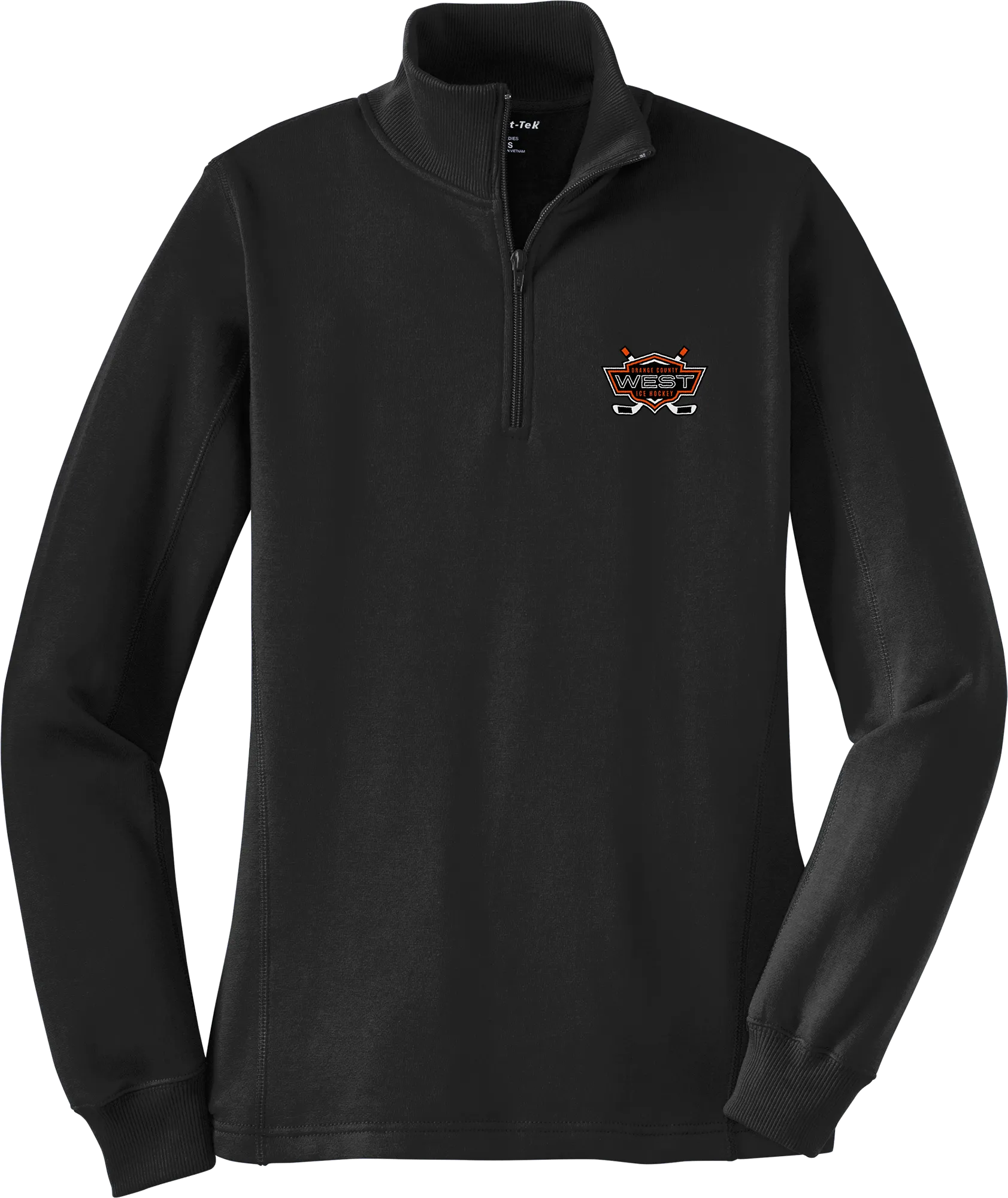 Orange County West Ladies 1/4-Zip Sweatshirt