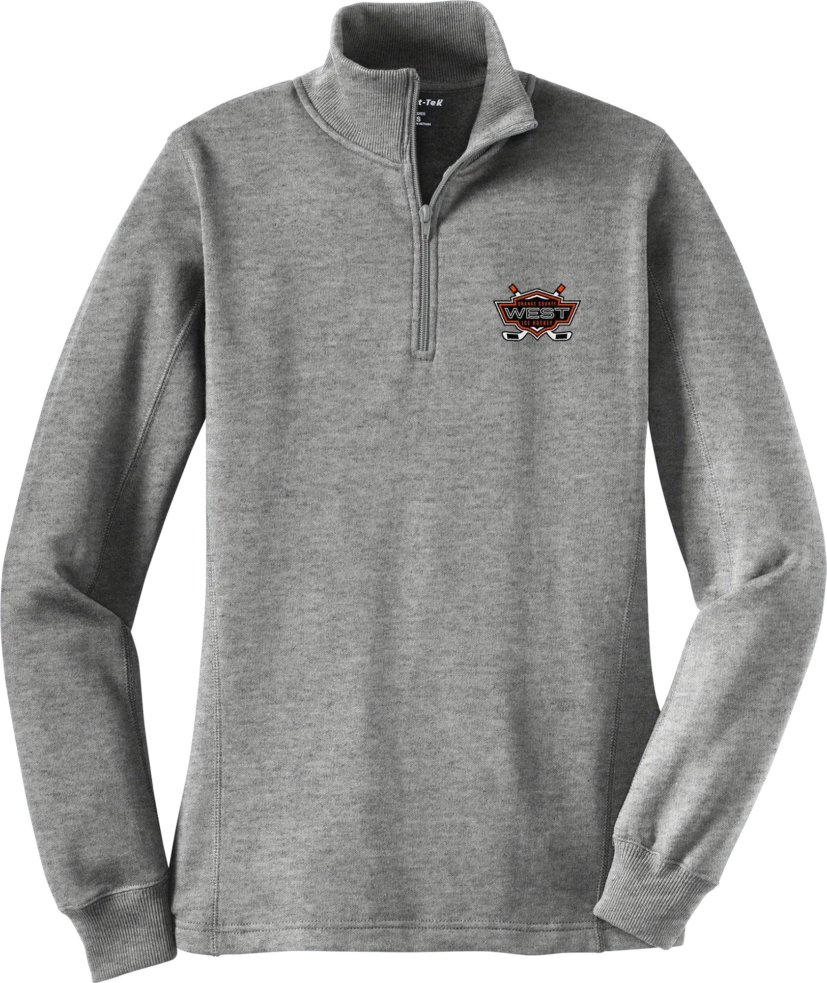 Orange County West Ladies 1/4-Zip Sweatshirt