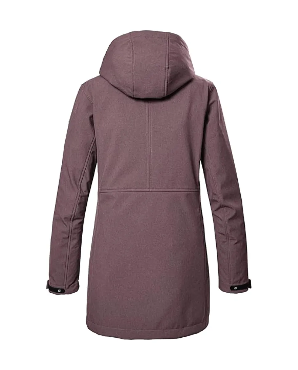 Parka softshell para mujer con capucha y cremallera, Killtec Kow 95