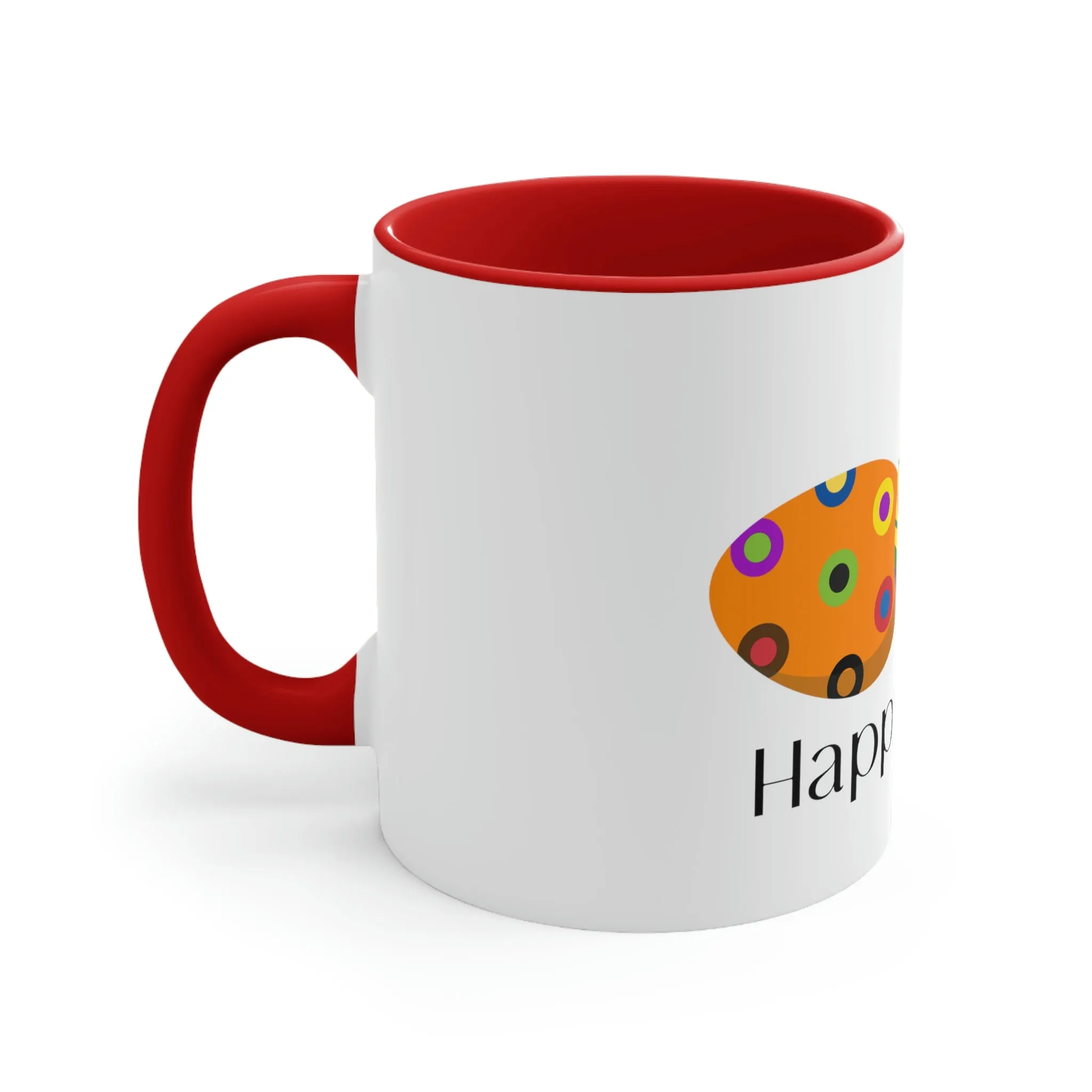 Philadelphia Flag Accent Coffee Mug Easter Festival - Happy Easter