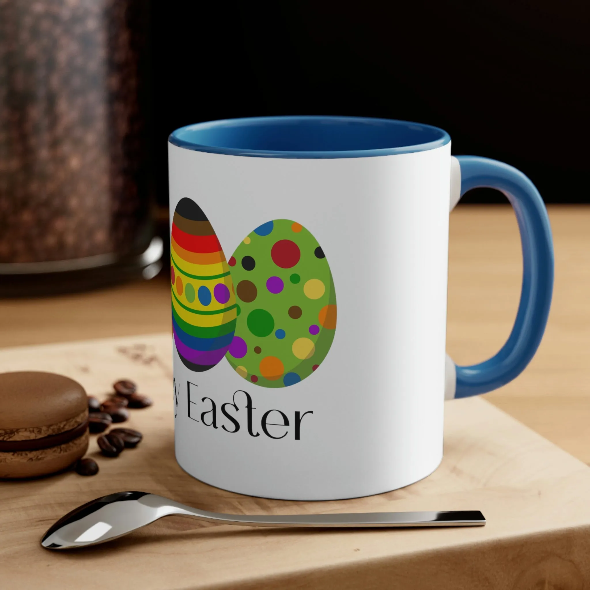 Philadelphia Flag Accent Coffee Mug Easter Festival - Happy Easter