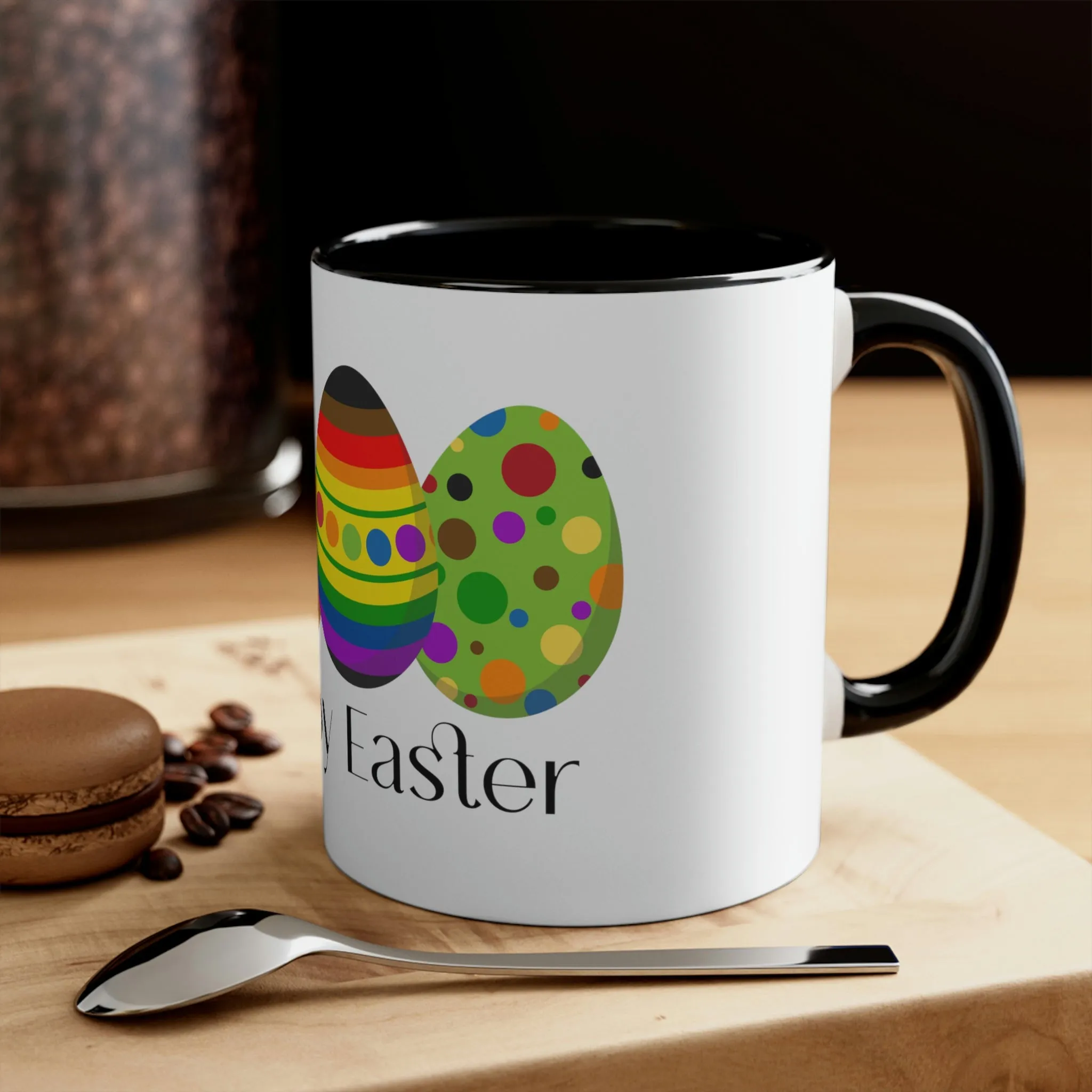 Philadelphia Flag Accent Coffee Mug Easter Festival - Happy Easter