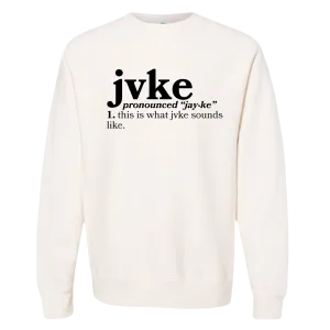 PRONUNCIATION BONE CREWNECK