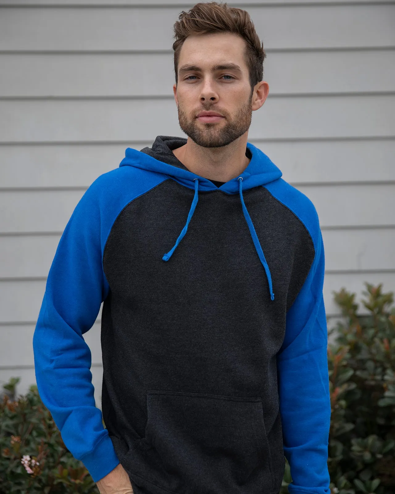 Raglan Hooded Sweatshirt