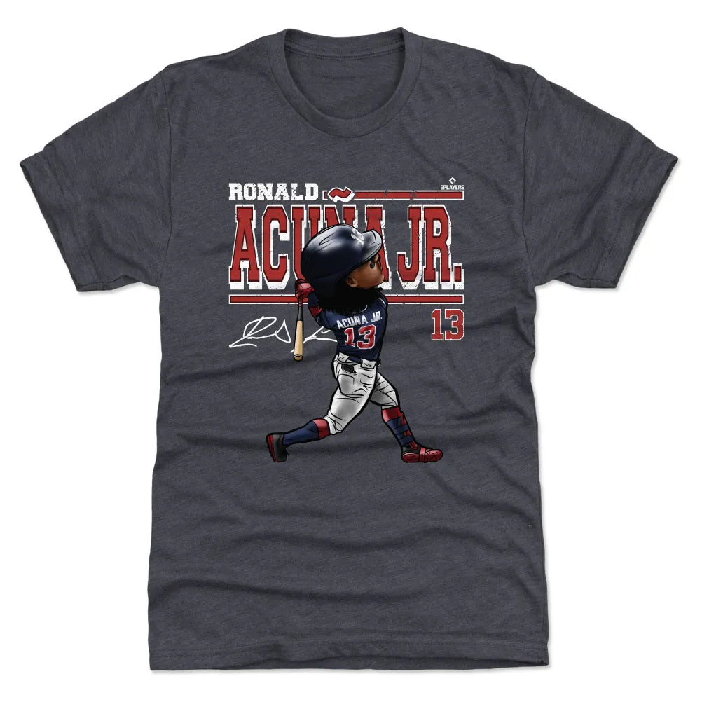 Ronald Acuna Jr. Cartoon WHT