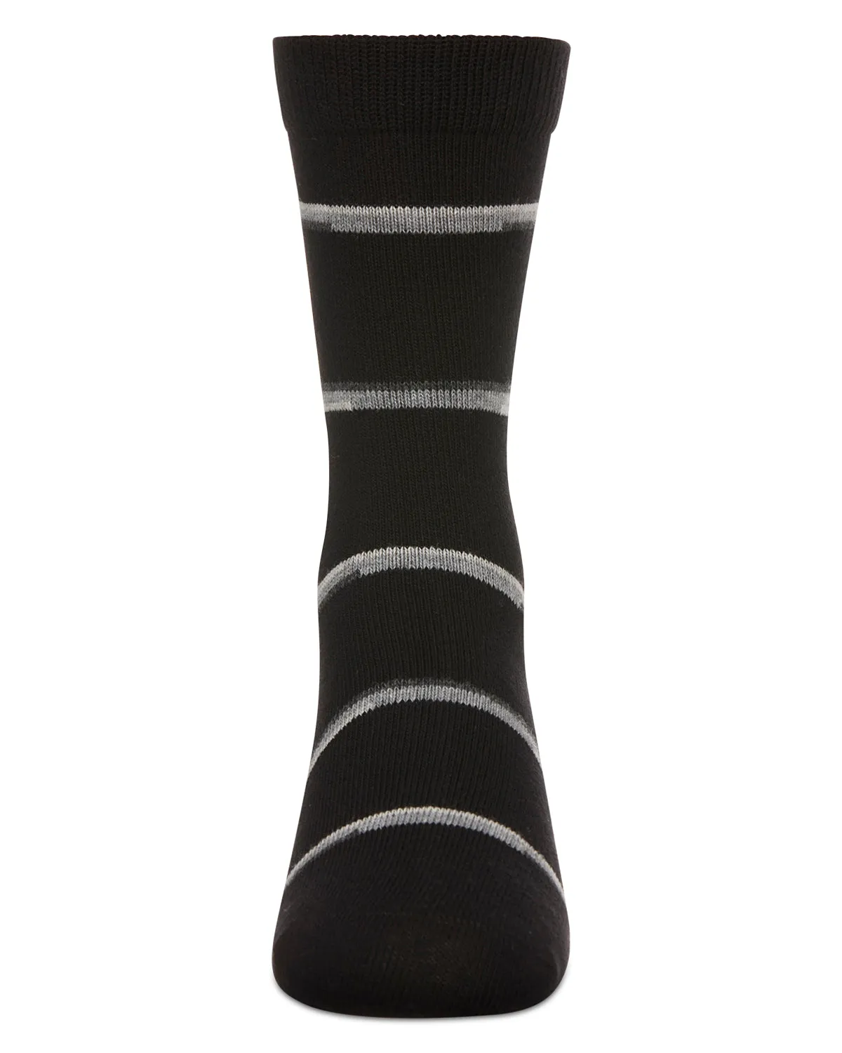 Spacedye Stripe Boys Cotton Blend Crew Sock