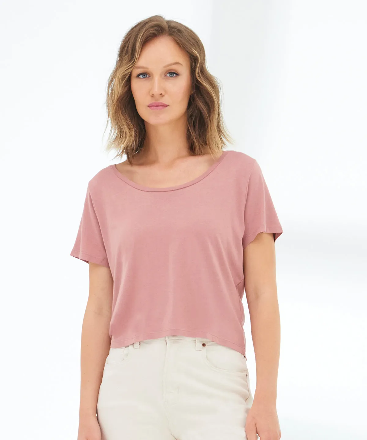 Womens Daintree EcoViscose tee | Arctic White