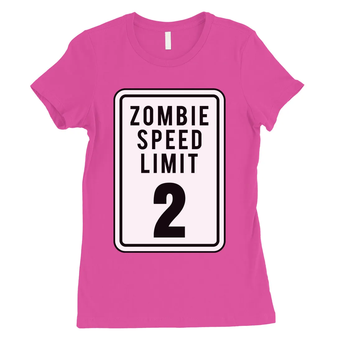 Zombie Speed Limit Womens T-Shirt