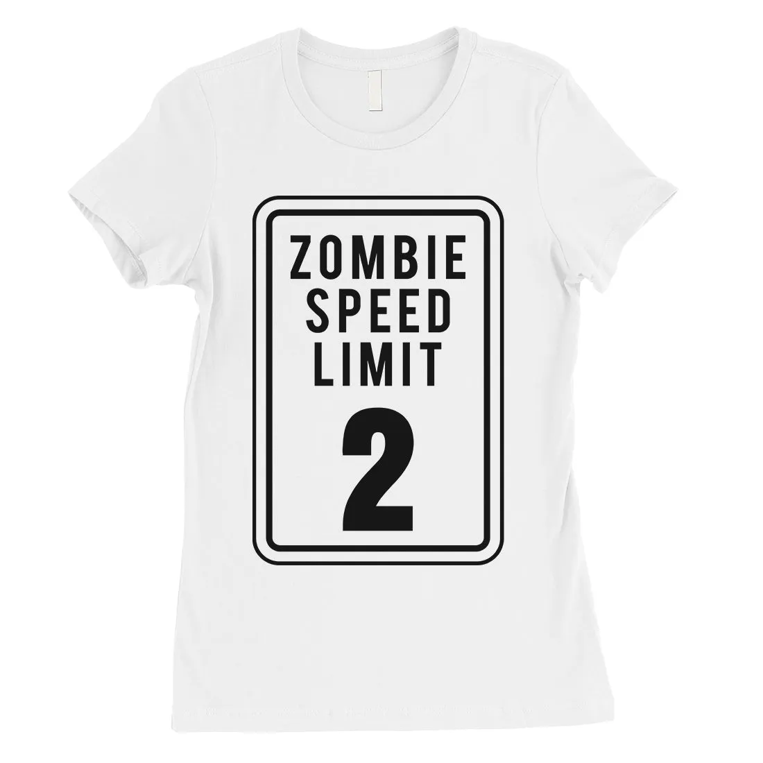 Zombie Speed Limit Womens T-Shirt